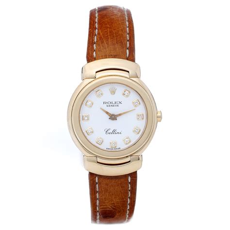 rolex cellini women& 39|Rolex cellini ladies 18k gold.